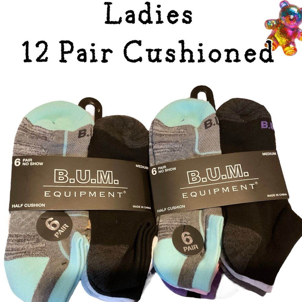 🌸Ladies 12 Pair No Show Socks
